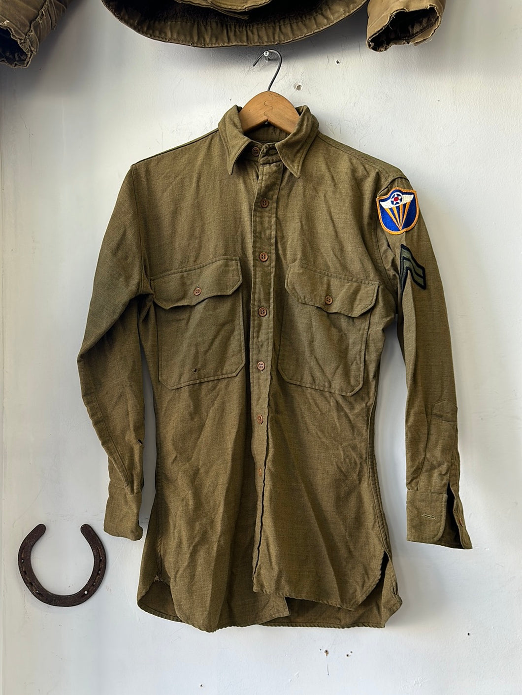 1940s US WW2 Uniform Wool Shirt