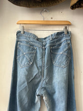 Load image into Gallery viewer, 1970s Flare Denim 28×30
