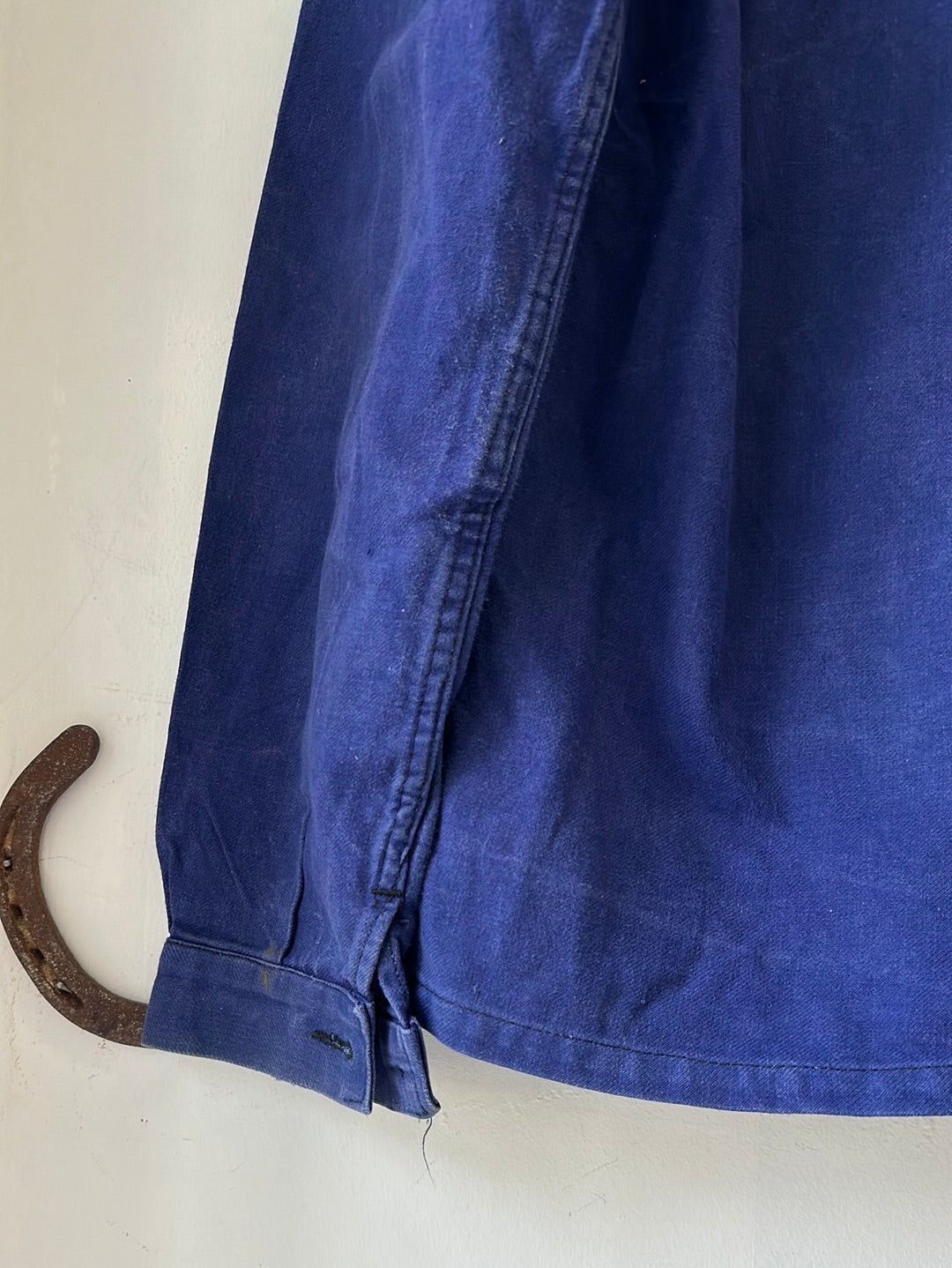 1950s Aldolphe Lafont Blue Moleskin French Chore