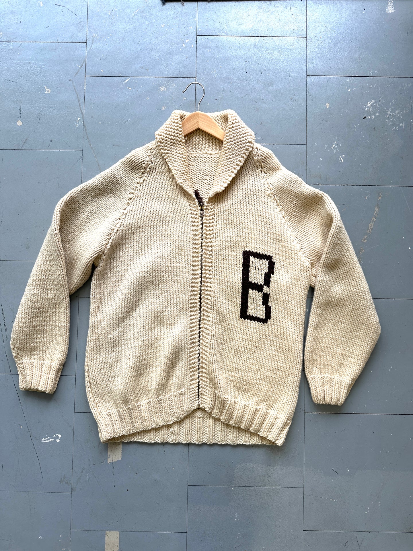 1960s Horse Cowichan Sweater