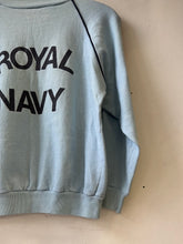 Load image into Gallery viewer, 1970s Raglan Sleeve Sweatshirt “Royal Navy”
