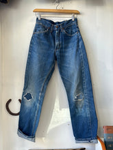Load image into Gallery viewer, 1950s/&#39;60s Mended Selvedge Denim 26×31
