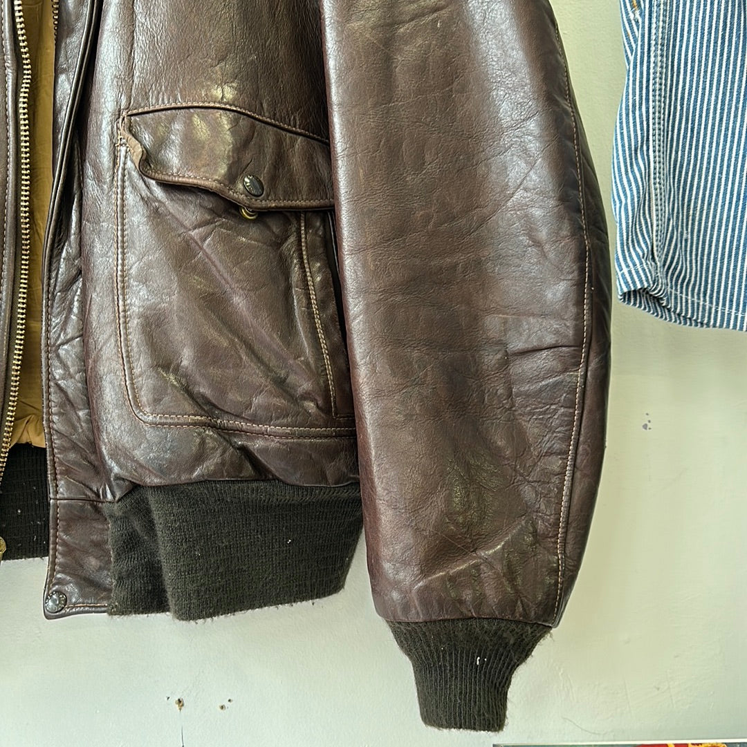 1970s Schott A-2 Leather Jacket