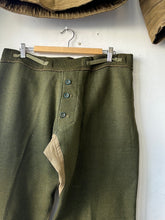 Load image into Gallery viewer, 1952 British Wool Liner Trousers 38×30
