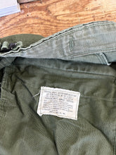 Load image into Gallery viewer, 1969 U.S.Army OG-107 Cotton Jungle Fatigue Cargo Trousers
