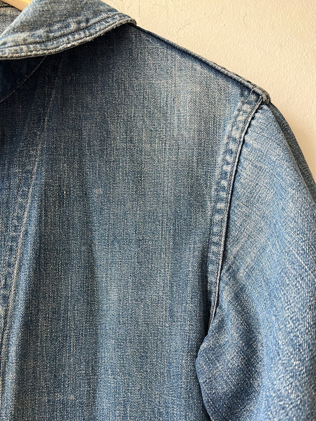 1940s US Navy Denim Shawl Collar Jacket