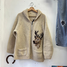Load image into Gallery viewer, 1960s Deer Cowichan Sweater
