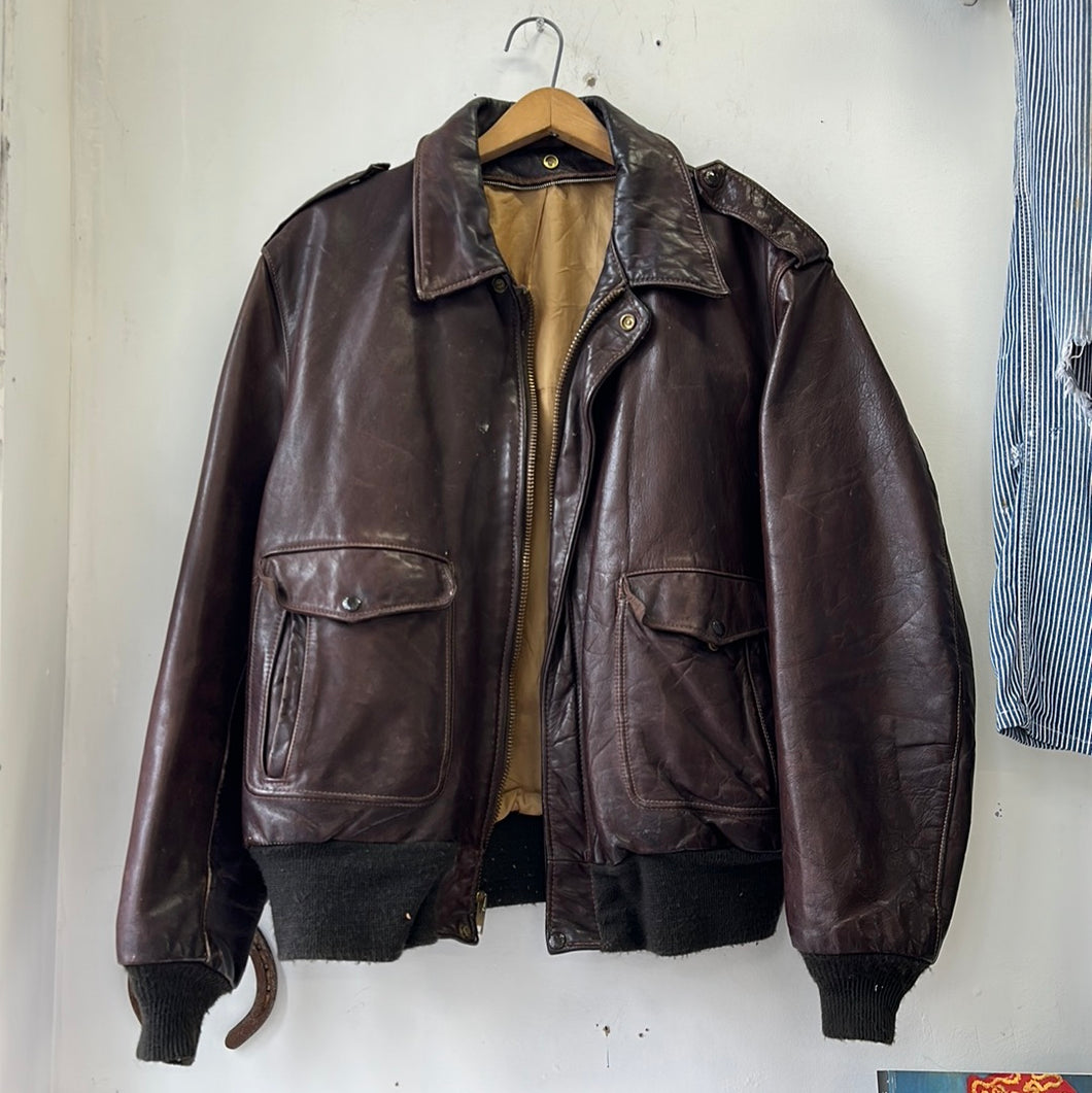 1970s Schott A-2 Leather Jacket