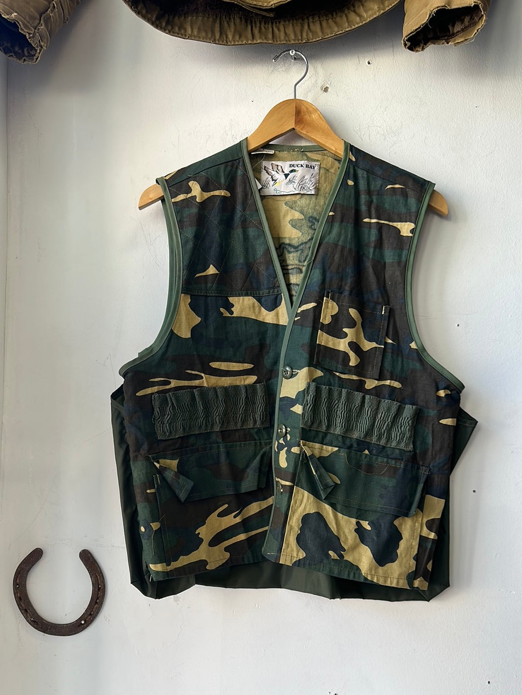 1980s Duck Bay Camo Hunting Vest