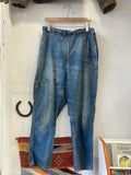 1950s Blue Bell Side Zip Denim