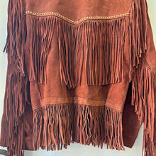 Load image into Gallery viewer, 1970s Jo-o-Kay Cowhide Fringe Leather Jacket
