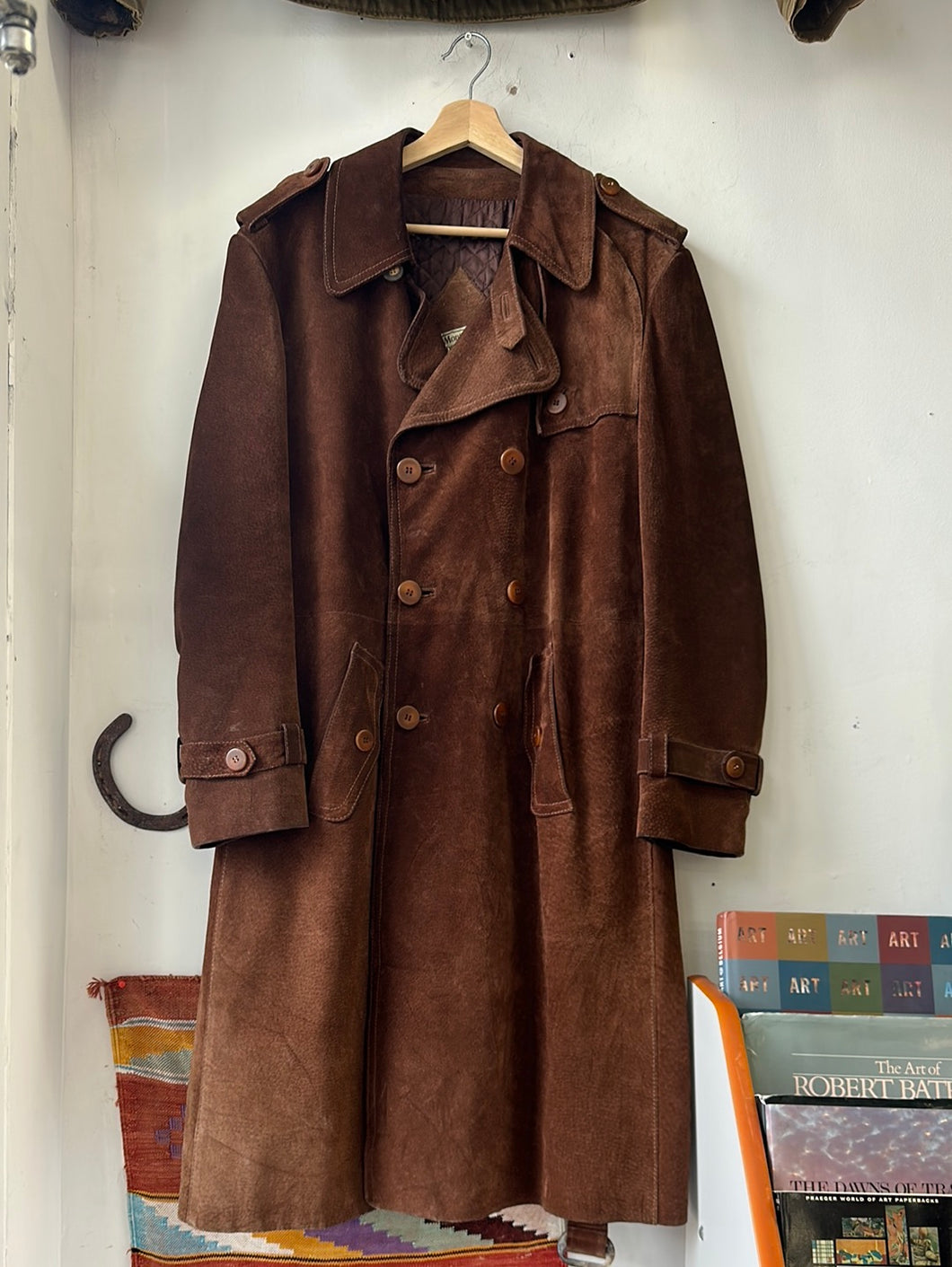 1970s Montreal Leather Garment Suede Coat