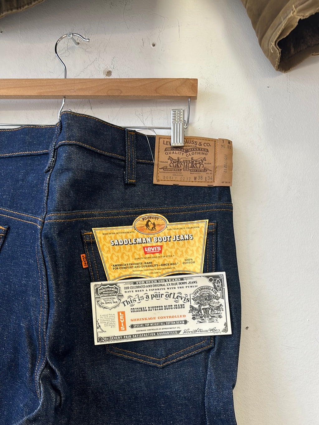 1980s Deadstock Levi’s 517 Marked 38×34 -