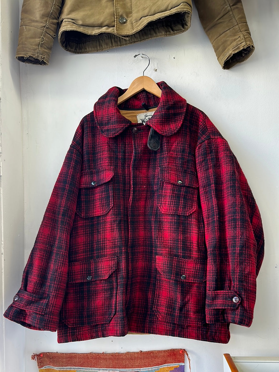 1970s Woolrich 503 Shadow Plaid Hunting Jacket