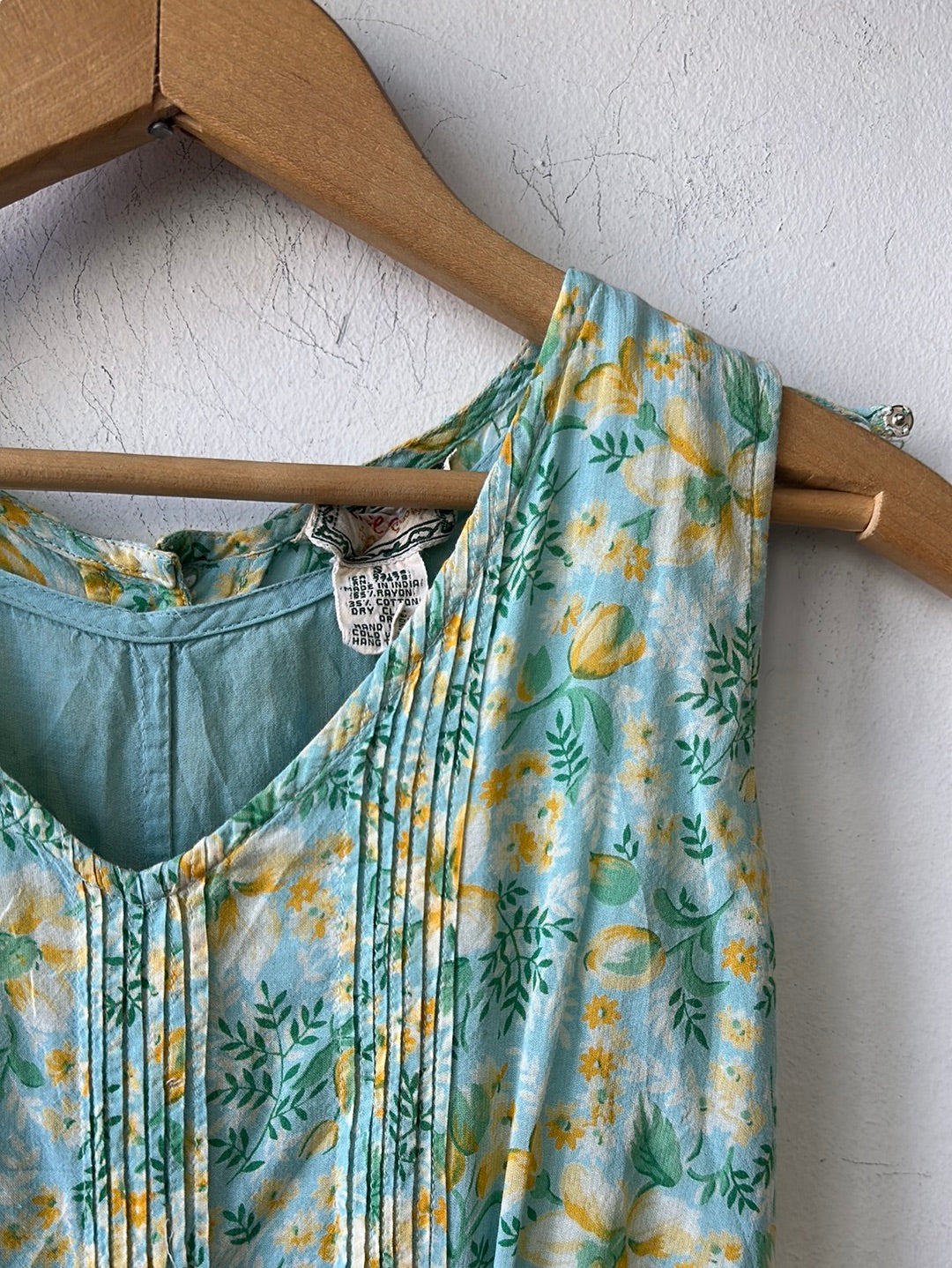1970s April Cornell Rayon Dress