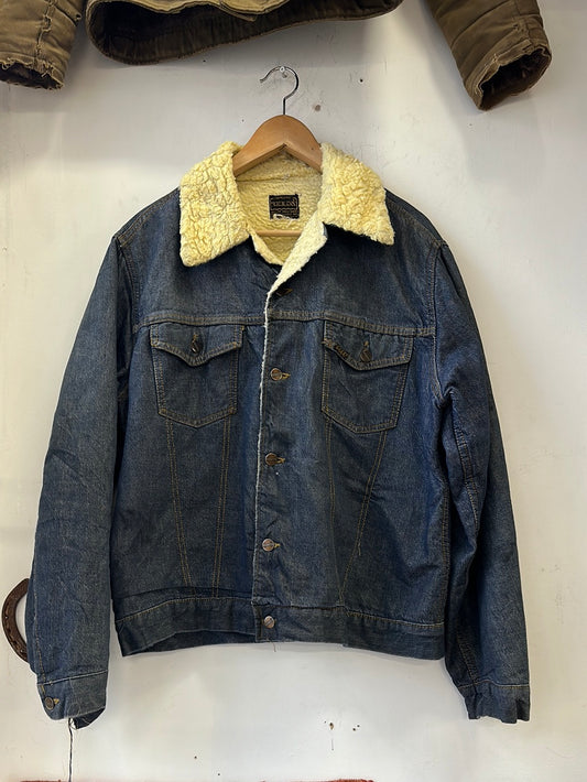 1960s Sears Roebucks Shearling Denim