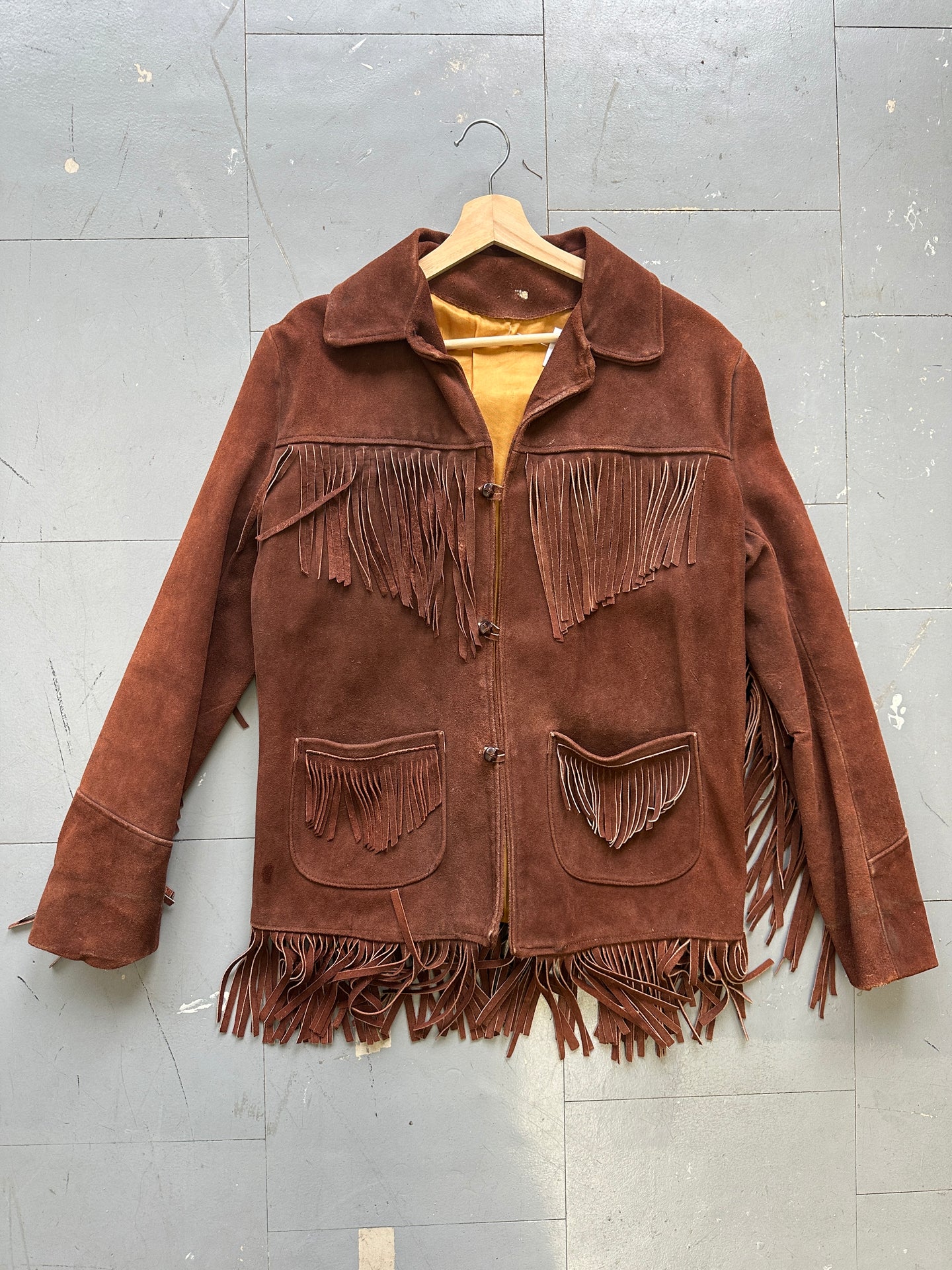 1960s Horsehide Fringe Jacket