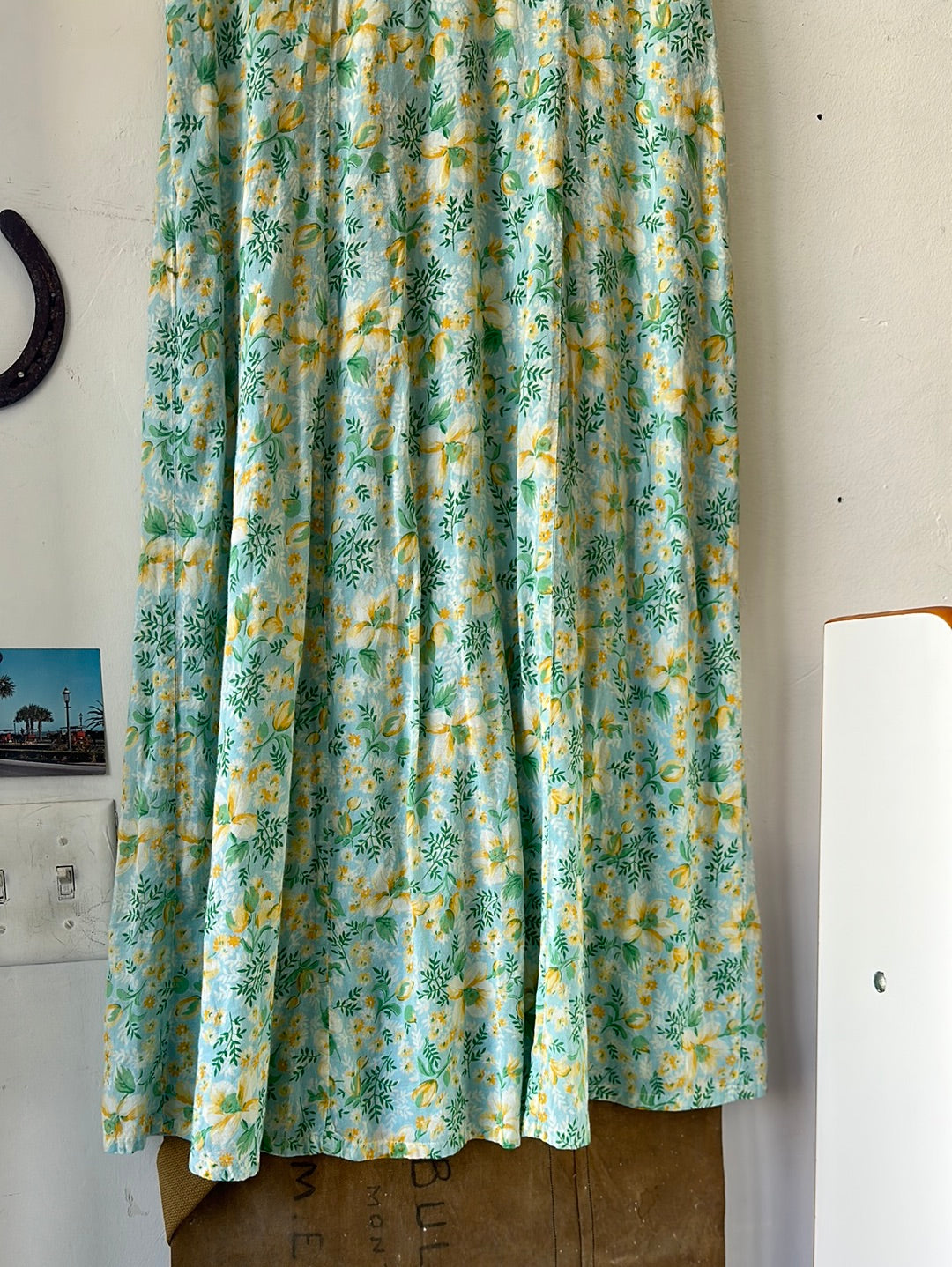 1970s April Cornell Rayon Dress