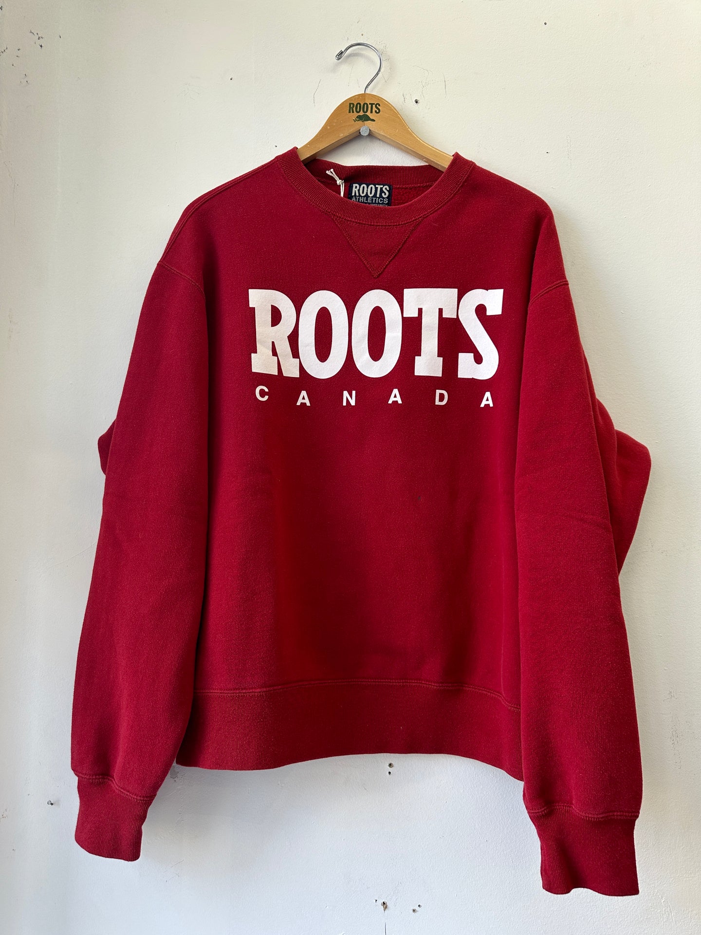 90s Roots Logo Crewneck Large
