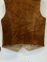 Load image into Gallery viewer, 1970s Silton Suede Shearling Vest
