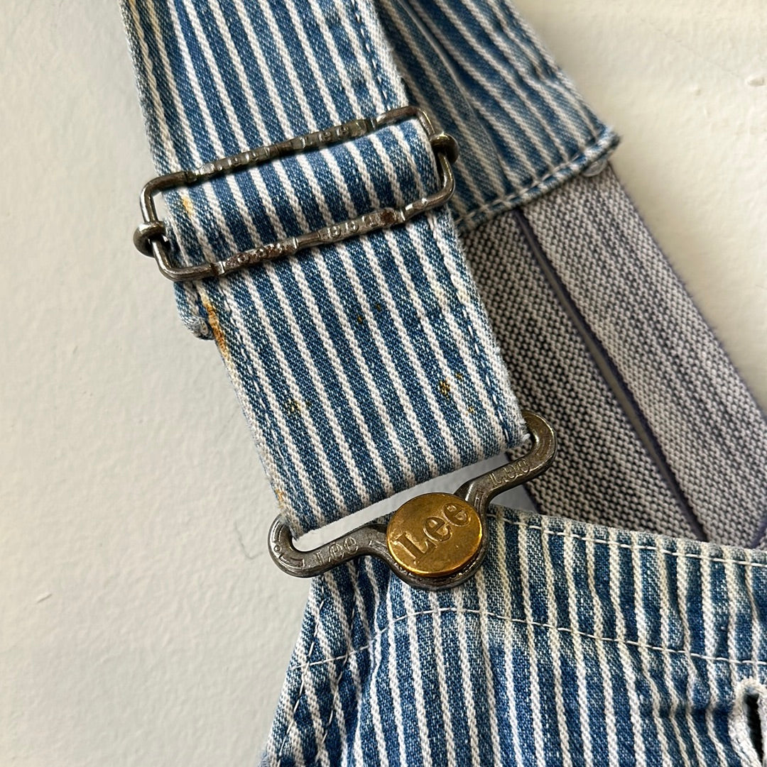 1960s Lee Hickory Stripe Union Made Overalls