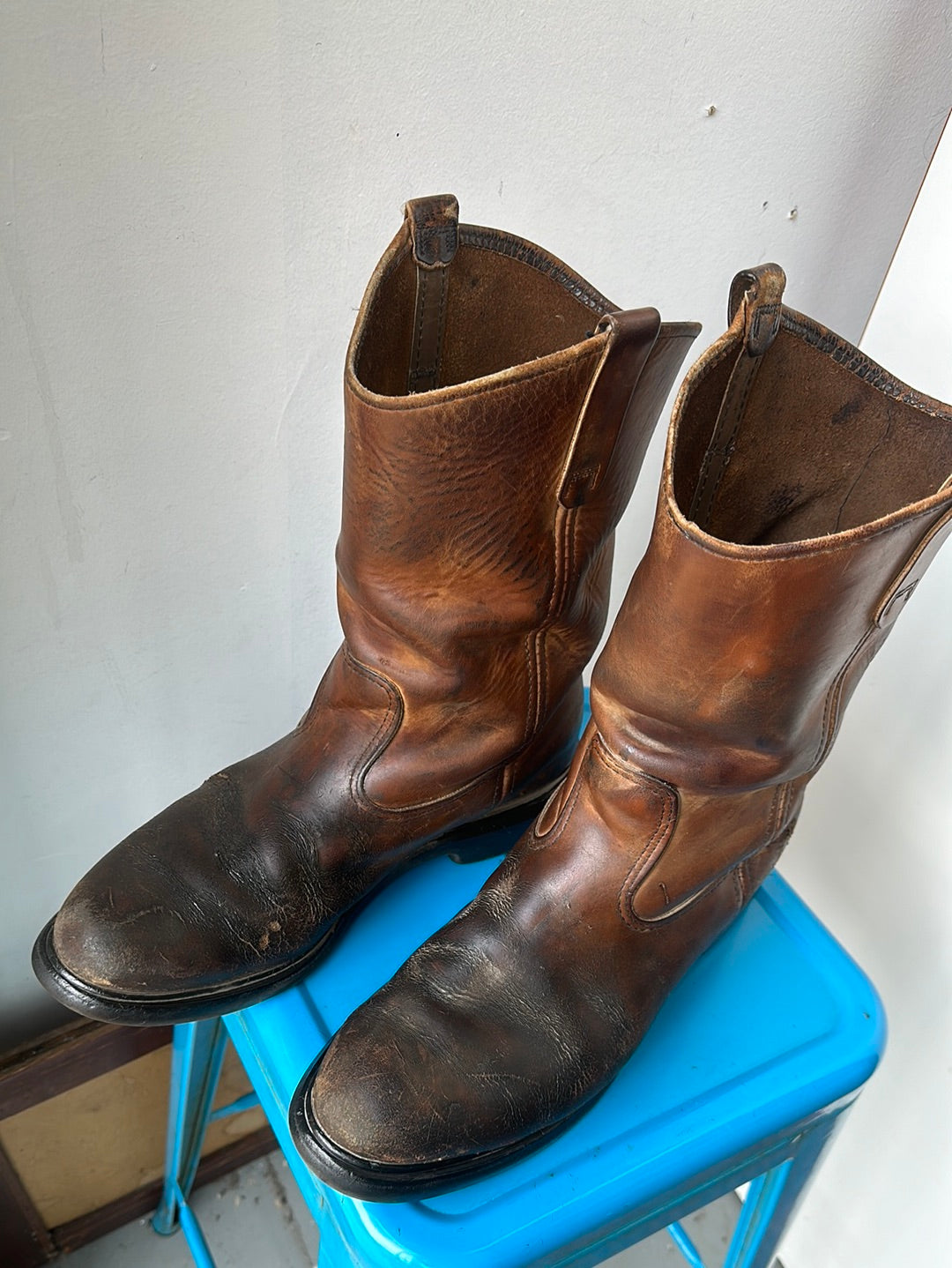 靴 80s vintage PECOS BOOTS 1970s/80s Red Wing Pecos Boots - Brown - Size 11 M 12.5 W