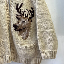 Load image into Gallery viewer, 1960s Deer Cowichan Sweater
