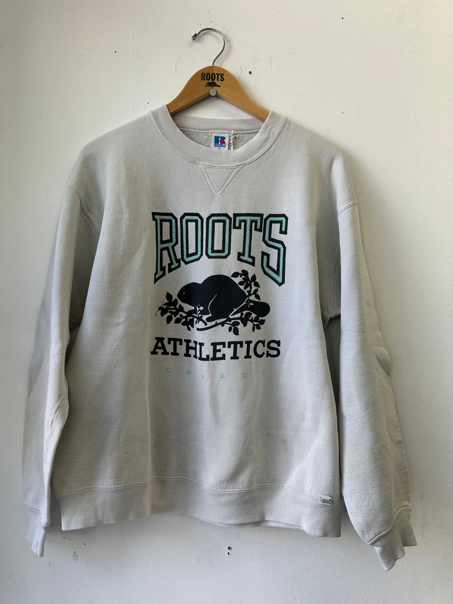 1980s Russell Athletic Roots Crewneck Sweater