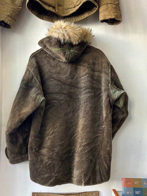 1940s M1943 Pile Liner w/ Coyote Fur Collar