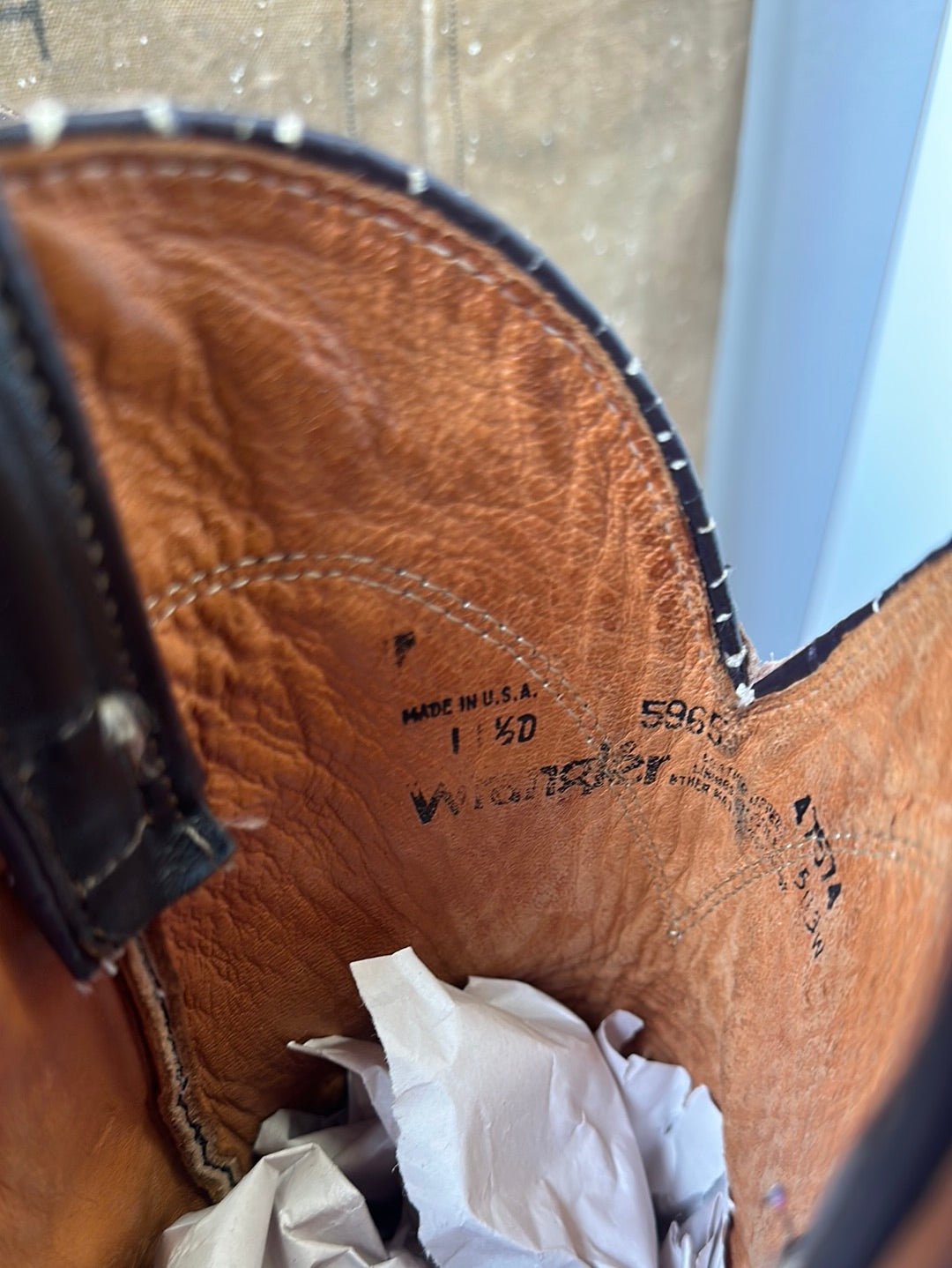 Wrangler Cowboy Boots - Brown/Black - Size 11.5 M