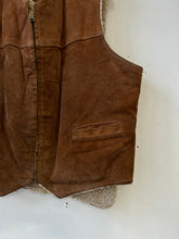 Load image into Gallery viewer, 1970s Brill Bros Suede Shearling Vest
