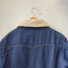 Load image into Gallery viewer, 1970s JC Penney Shearling Denim Jacket
