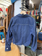 Load image into Gallery viewer, 1960s/&#39;70s Blue Cotton Stitched Jacket
