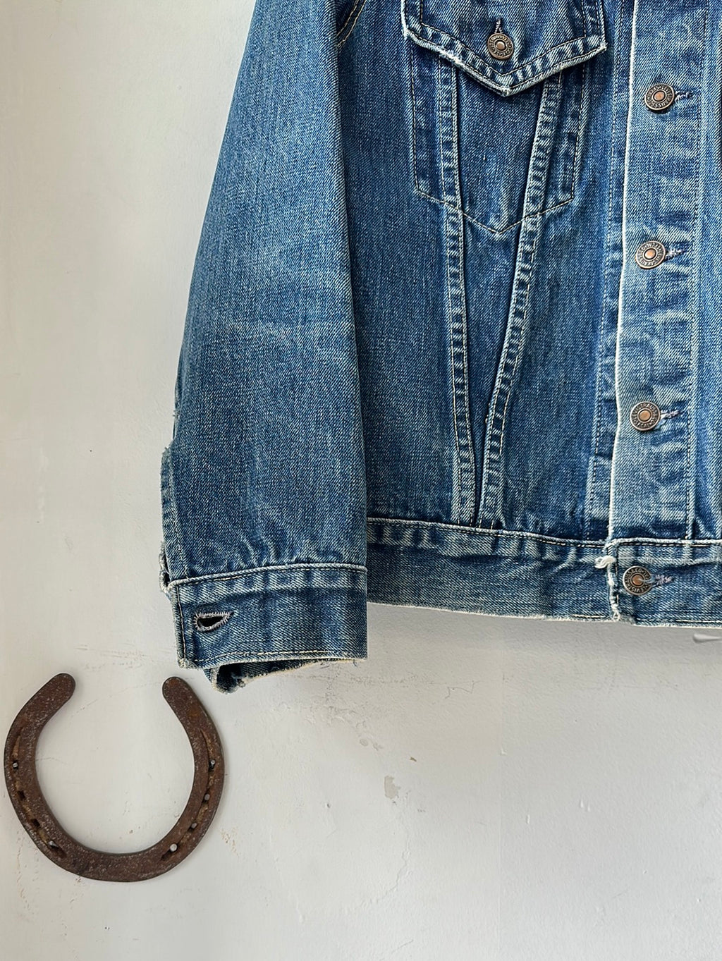 1990s Levi’s 70507 Big E Denim Trucker Jacket Reproduction - 38