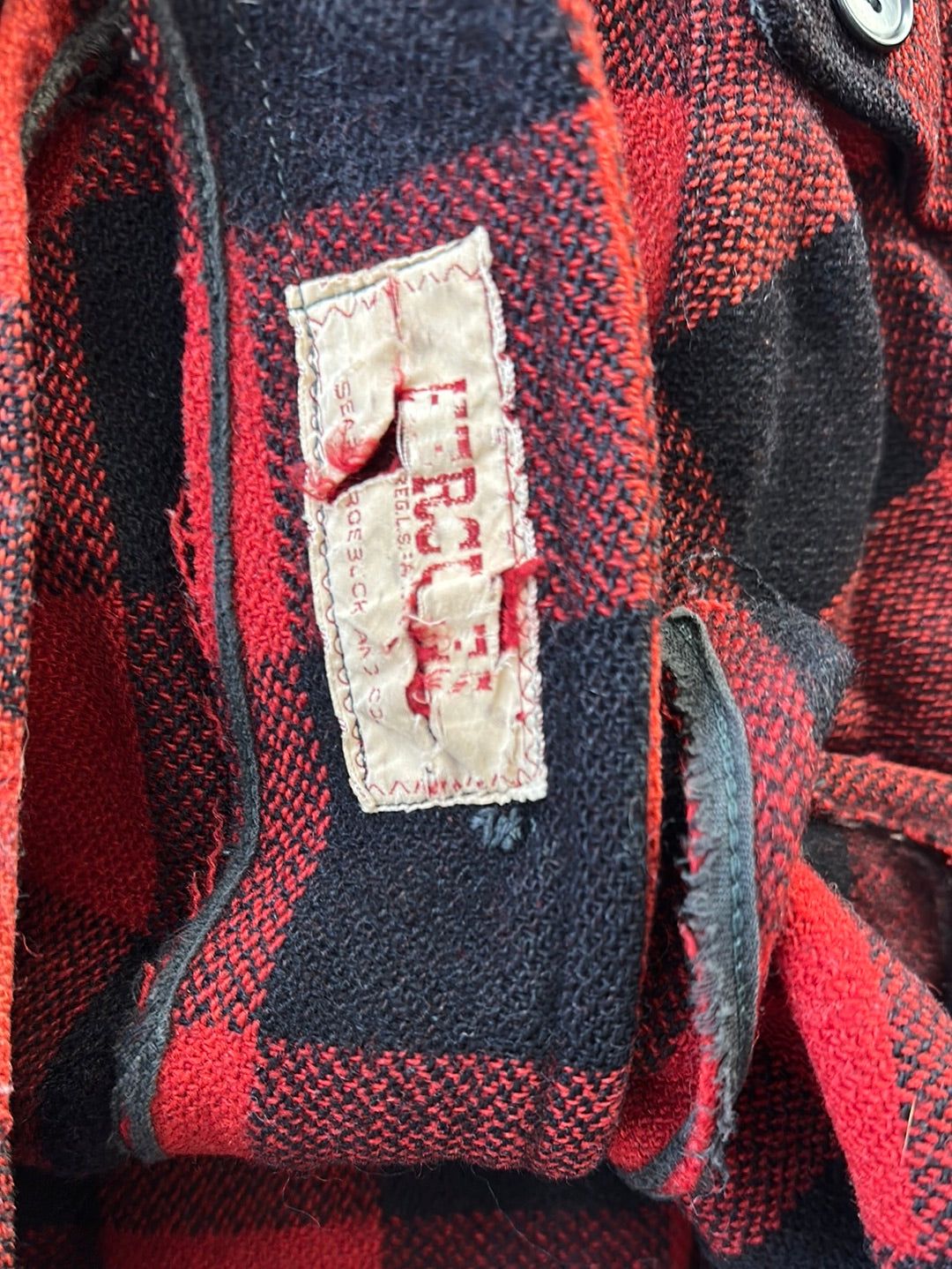 1940s/'50s Hercules Wool Plaid Shirt