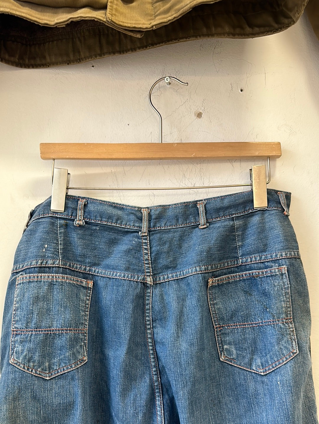 1950s Blue Bell Side Zip Denim