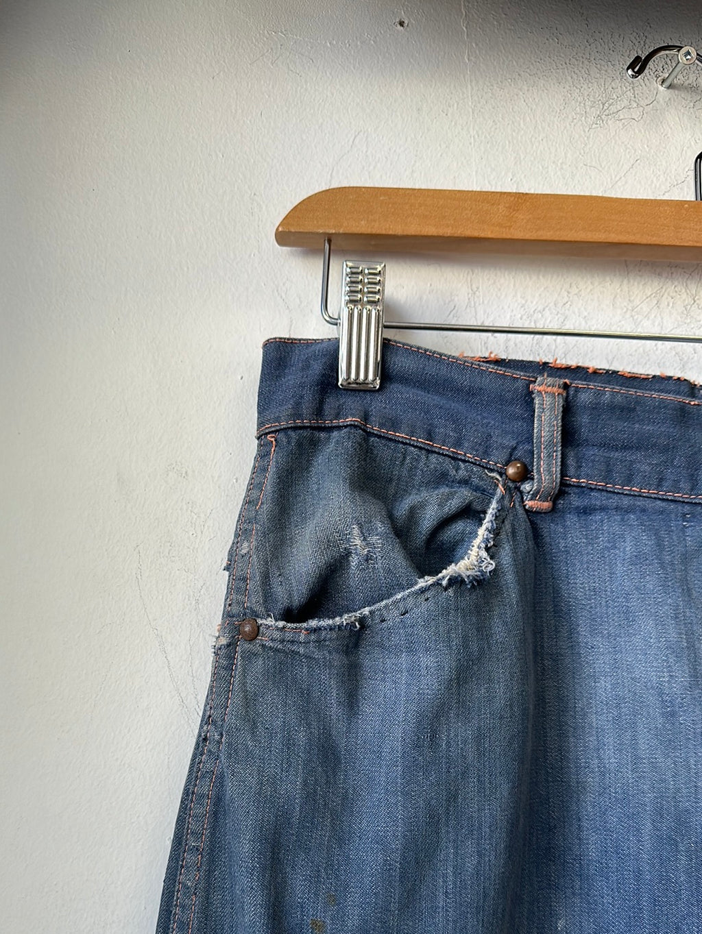 1950s Ranch Craft Side Zip Denim 29×26.5