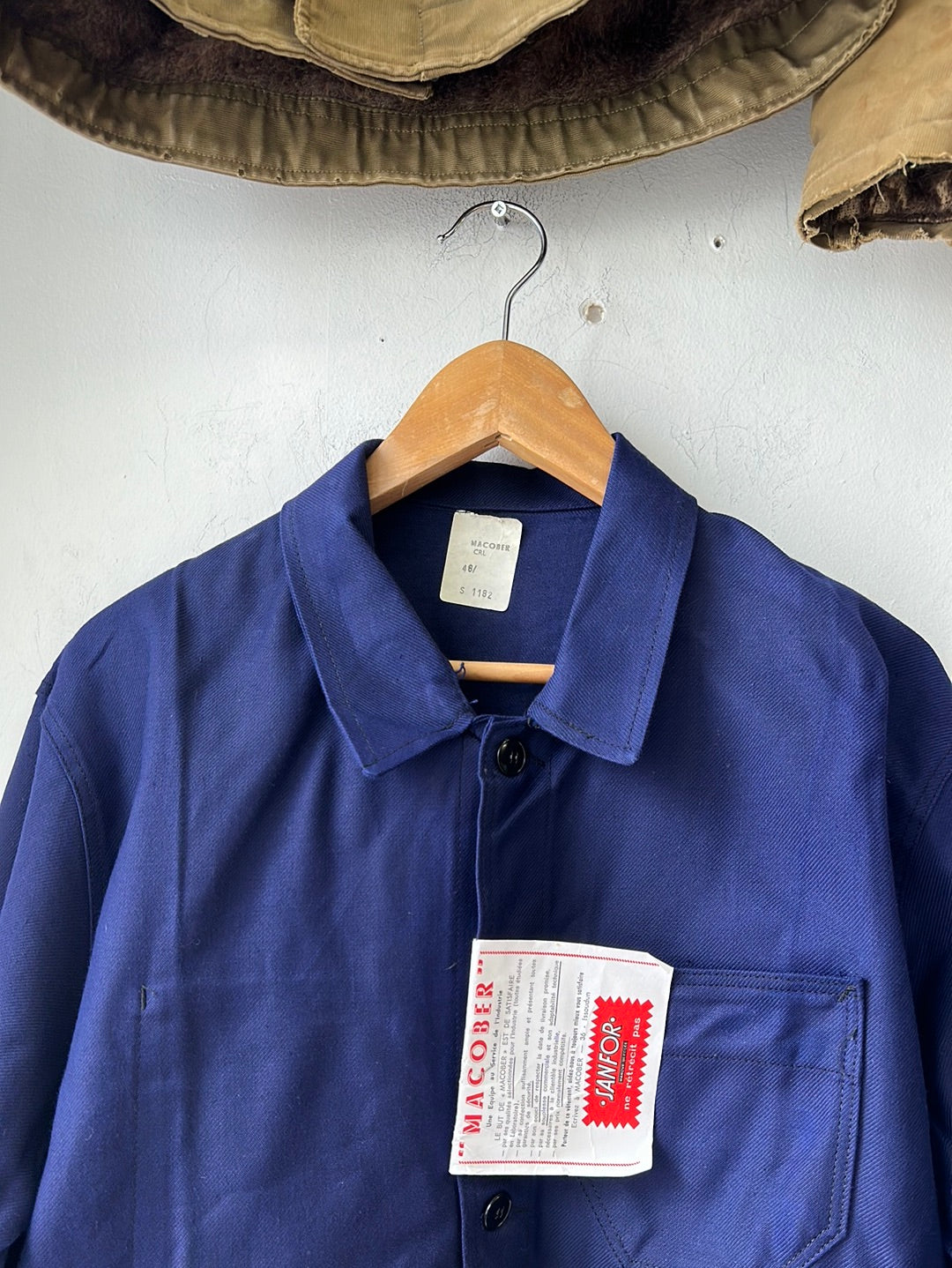 1950s Macober Blue Moleskin French Chore