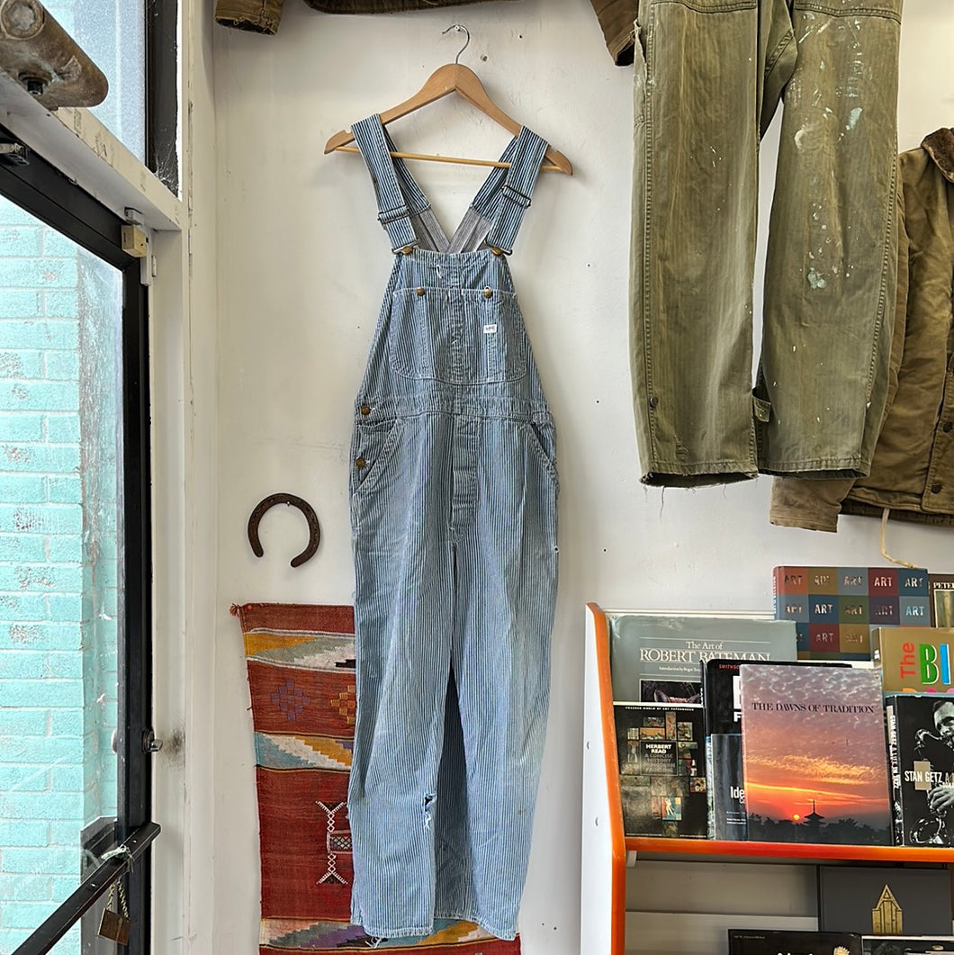 1960s Lee Hickory Stripe Union Made Overalls