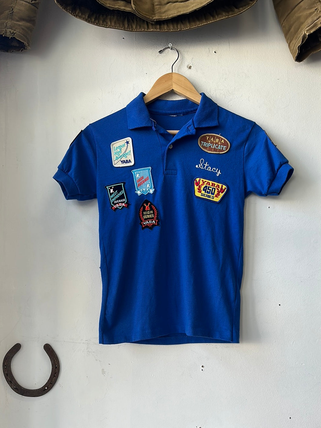 1980s Patched Bowling Polo