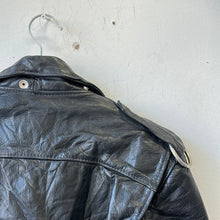 Load image into Gallery viewer, 1970s Motorcycle Leather Jacket
