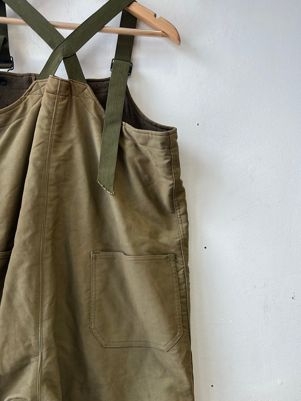 1940s USN Deck Bib - Wool-Lined Medium