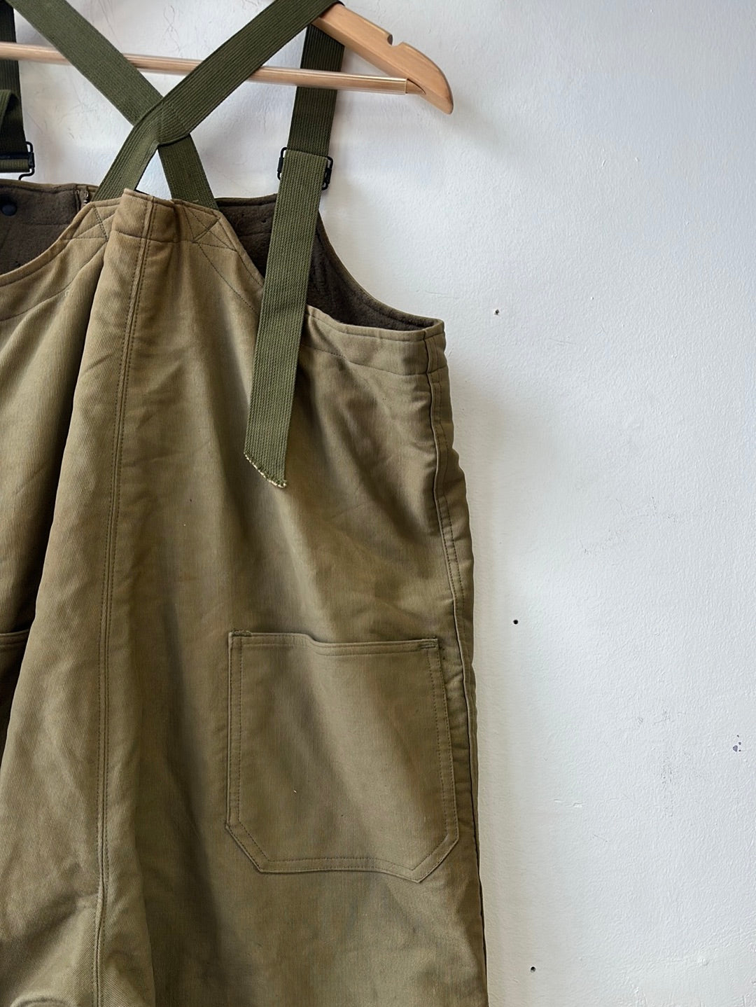 1940s USN Deck Bib - Wool-Lined Medium