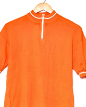 Load image into Gallery viewer, 1970s Orange Cycling Top
