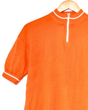 Load image into Gallery viewer, 1970s Orange Cycling Top
