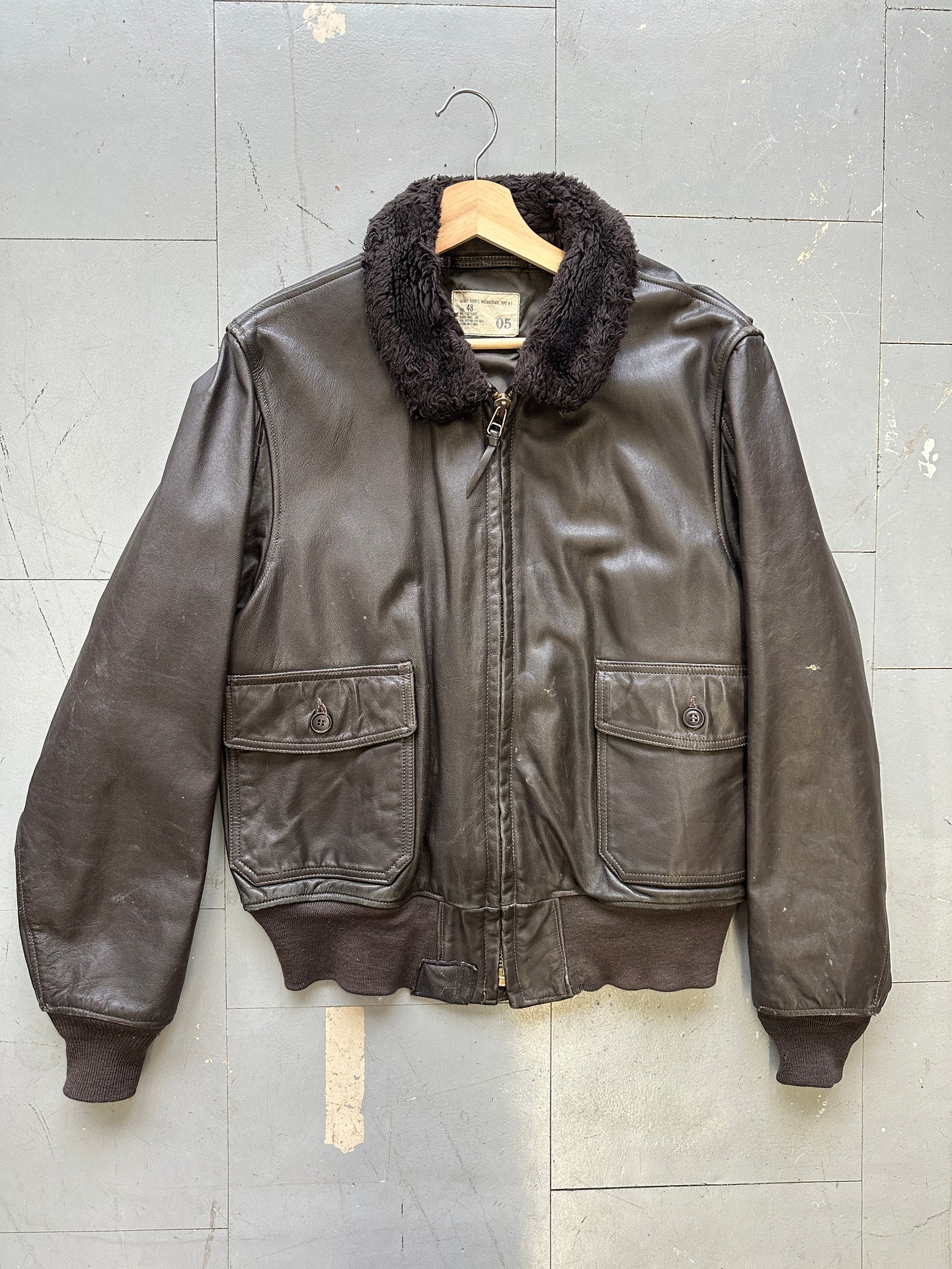 1998 Schott Bros USN G-1 Flight Jacket - 48