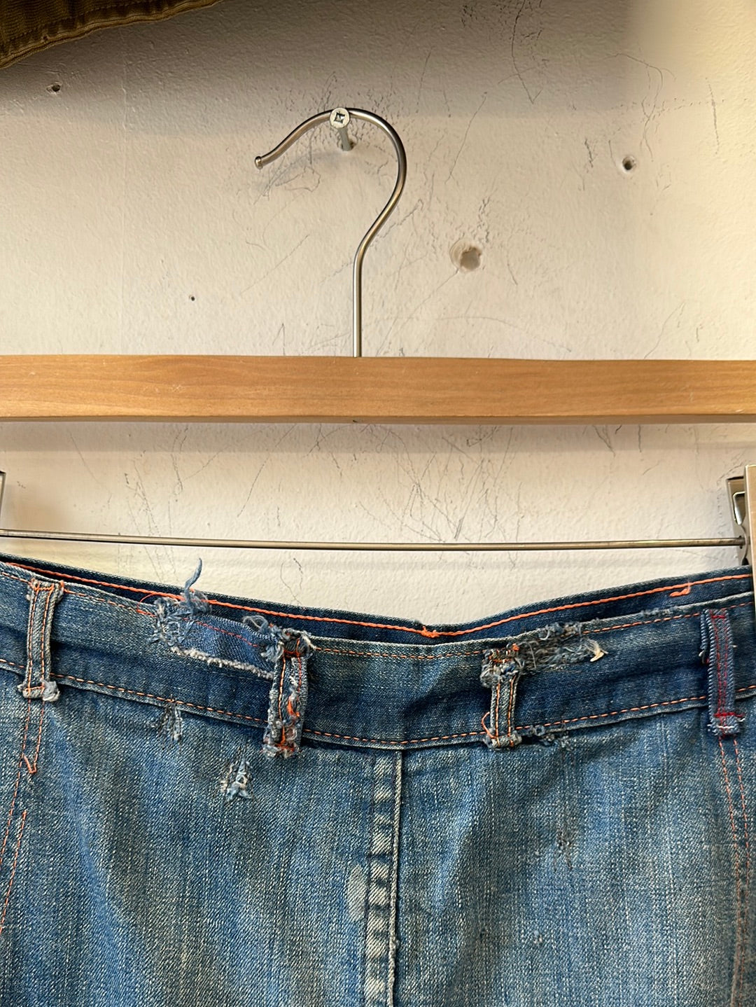 1950s Blue Bell Side Zip Denim