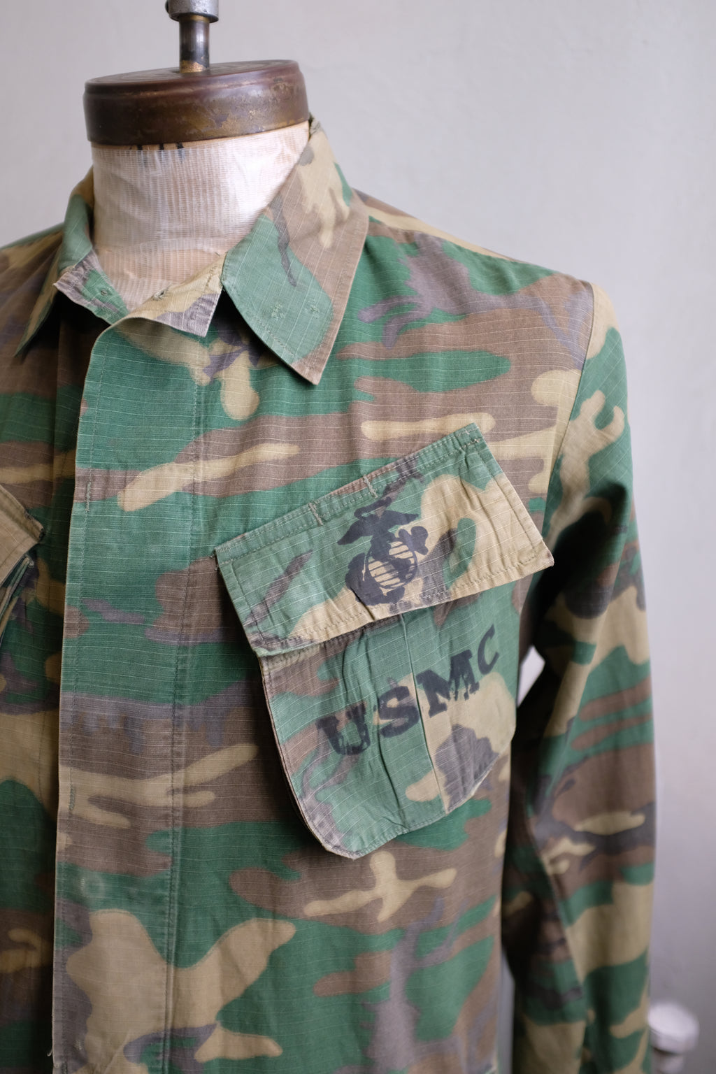 1970 USMC Woodland Ripstop Jungle Jacket - Small Regular