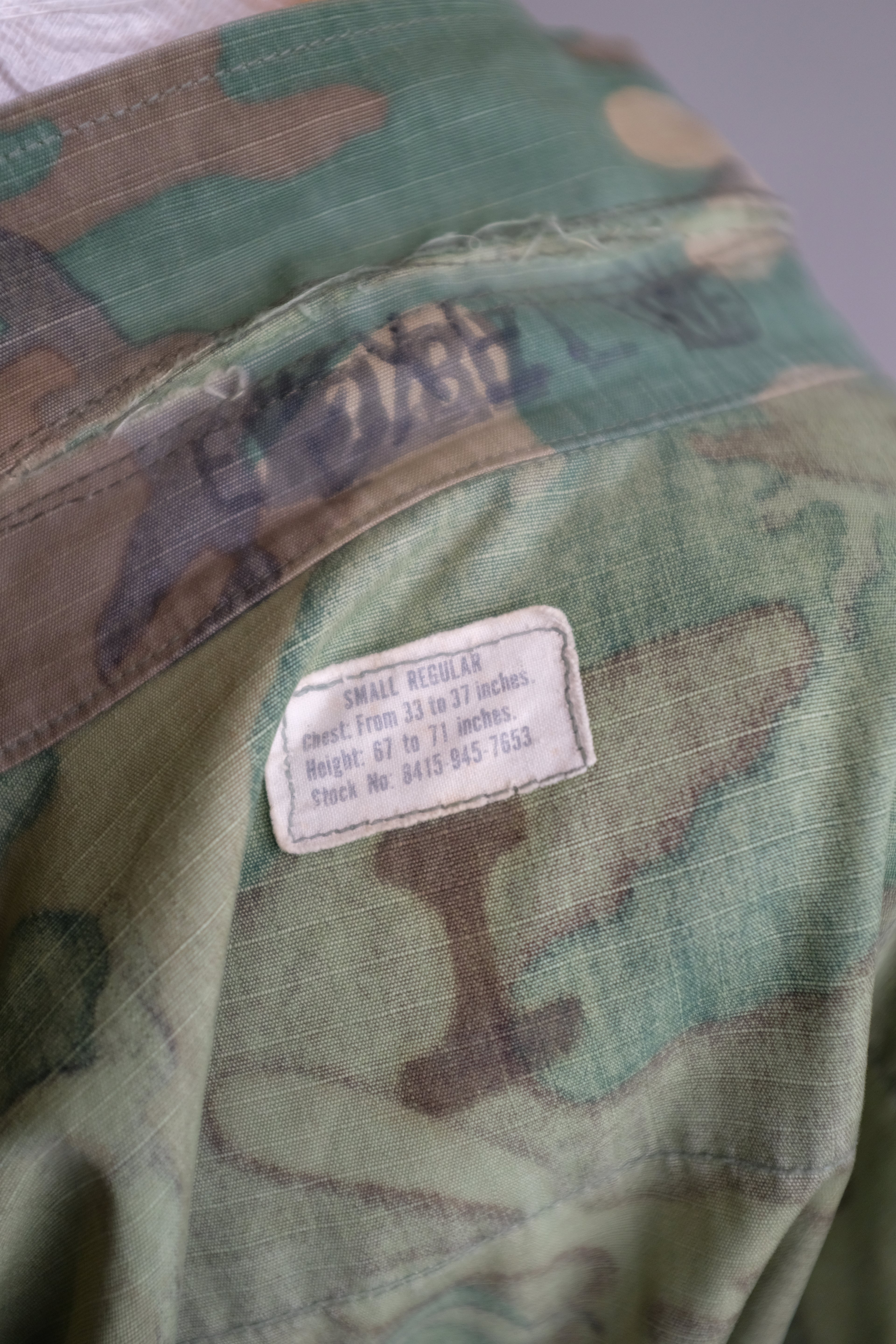 1970 USMC Woodland Ripstop Jungle Jacket - Small Regular