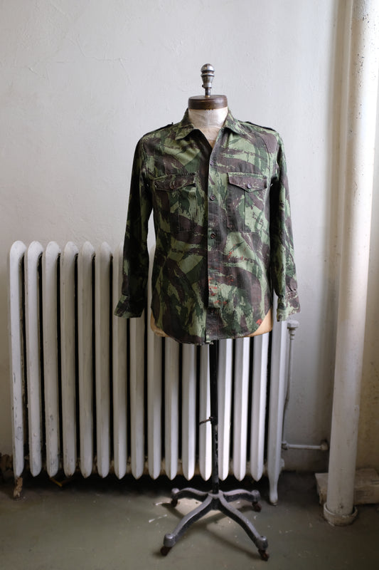 1970s Portuguese Lizard Camo Field Shirt